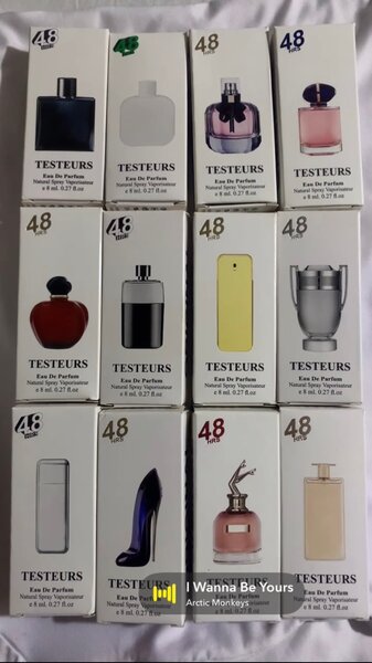 Set de testeurs de parfum unisexes