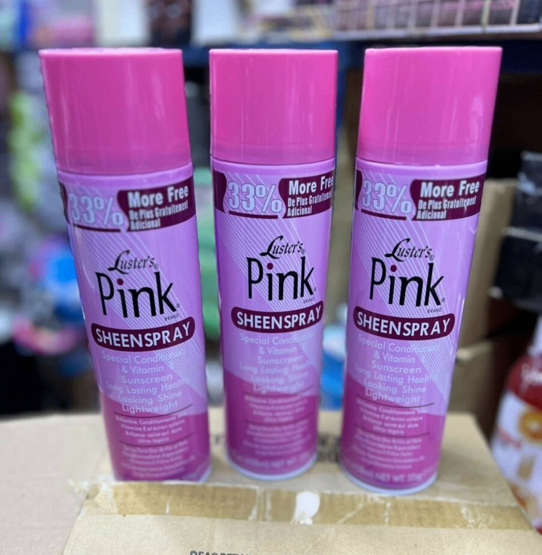 Spray Brillantine Cheveux Rose