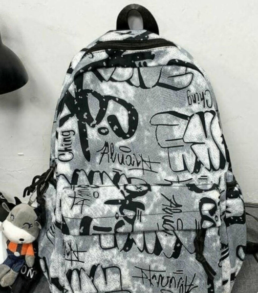 Sac à dos graffiti urbain