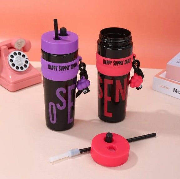 Gourde avec accessoires