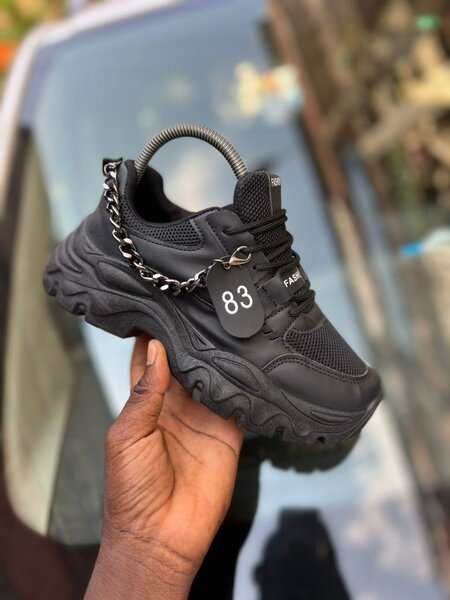 Baskets Chunky Noires Homme