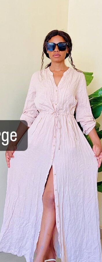 Elegant beige dress large