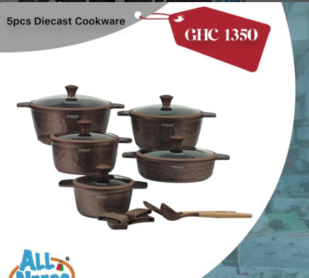 Donnor 5pcs Diecast cookware 