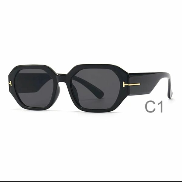 Lunettes de soleil octogonales