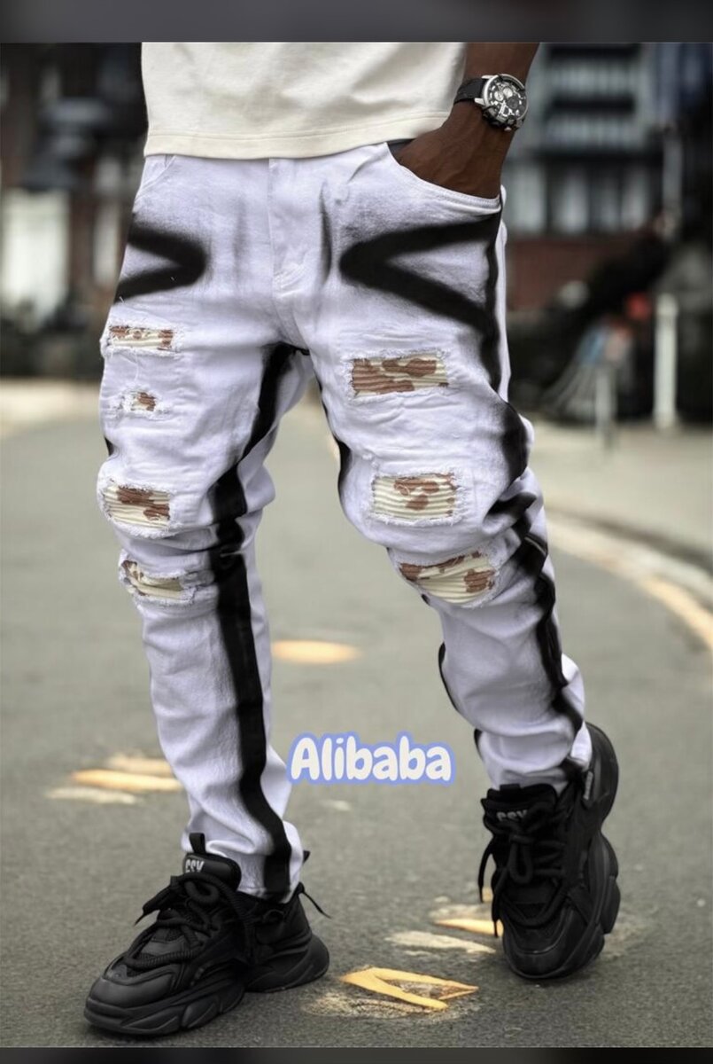 Jeans streetwear décontracté