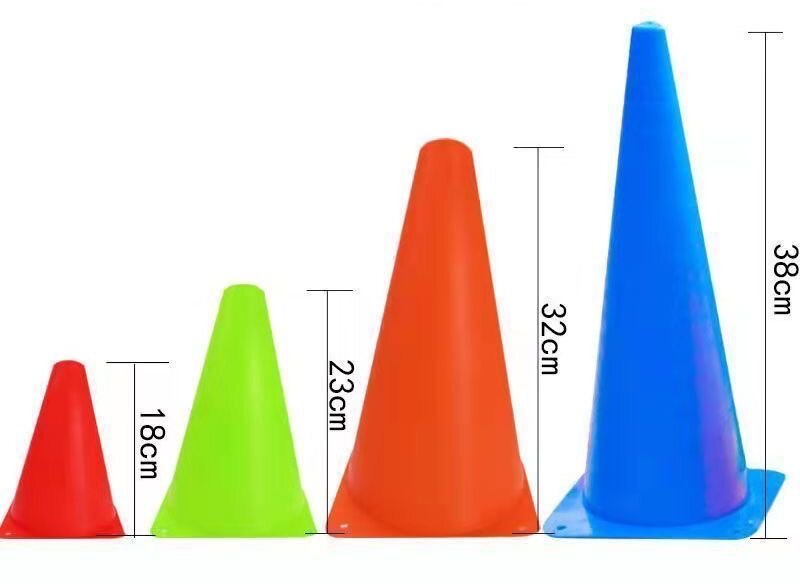 Cônes de sport flexibles et empilables