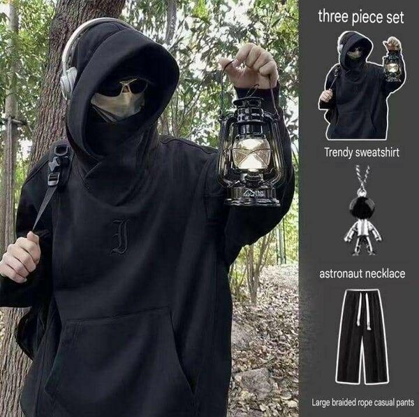 Oversized 3pc Set L-5XL Thick material