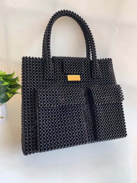 Corporate beaded bags