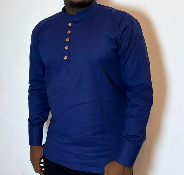 Chemise homme à col mao