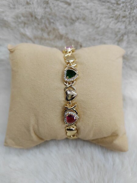 Bracelet en or plaqué élégant