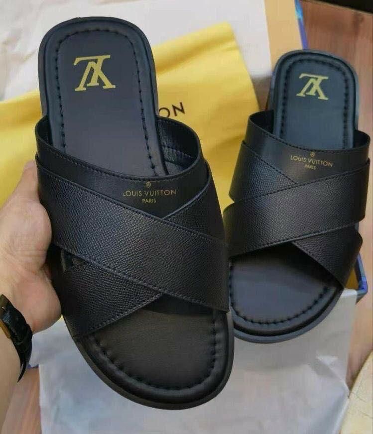 Mules en cuir élégantes homme