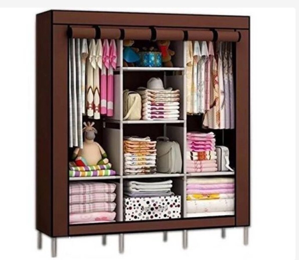 Foldable Wardrobe - Brown