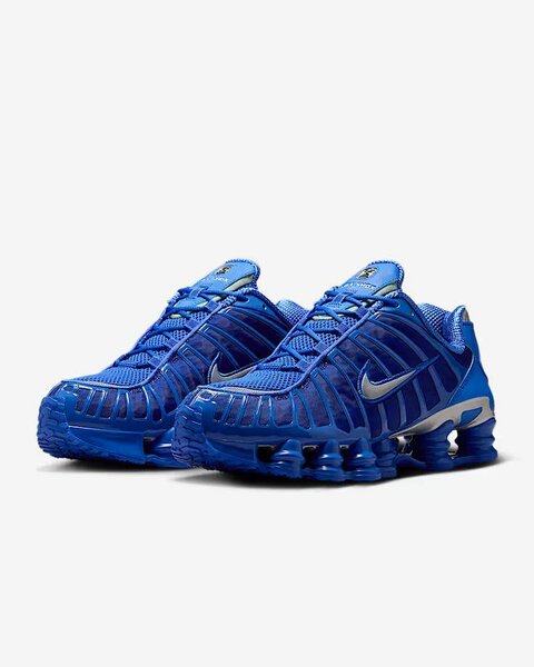 Baskets Nike Shox Bleu Homme