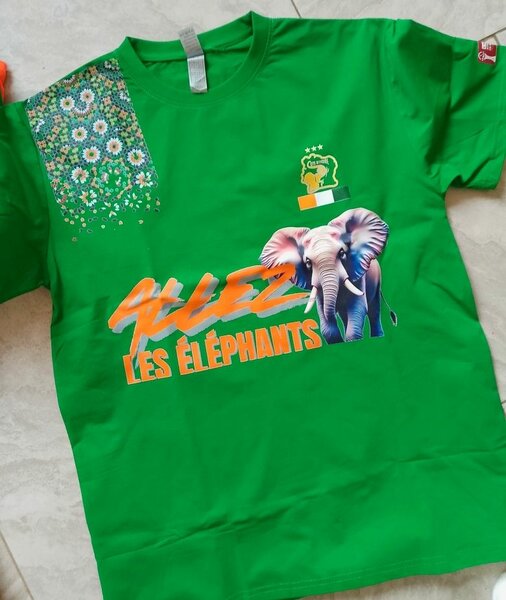 T-shirt "Allez Les Éléphants"