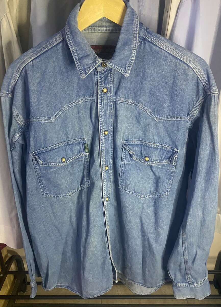 Chemise en jean classique homme