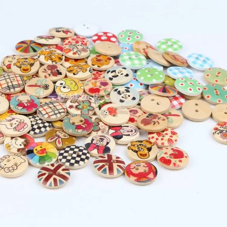 Buttons en bambou