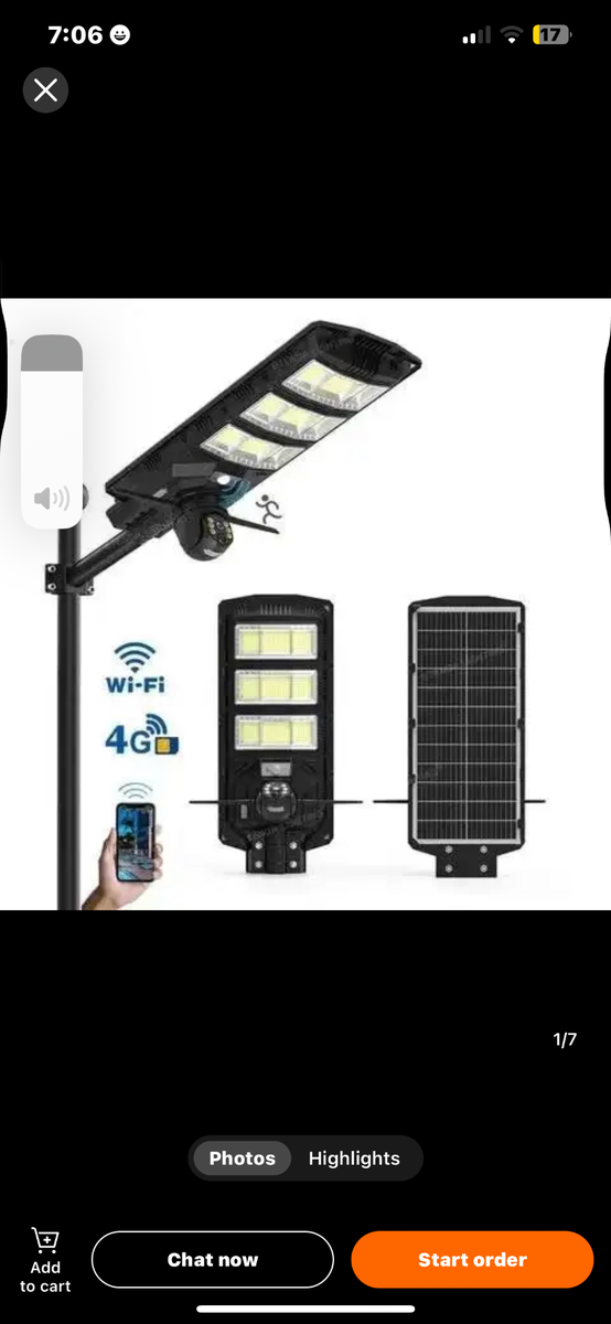 Solar CCTV camera