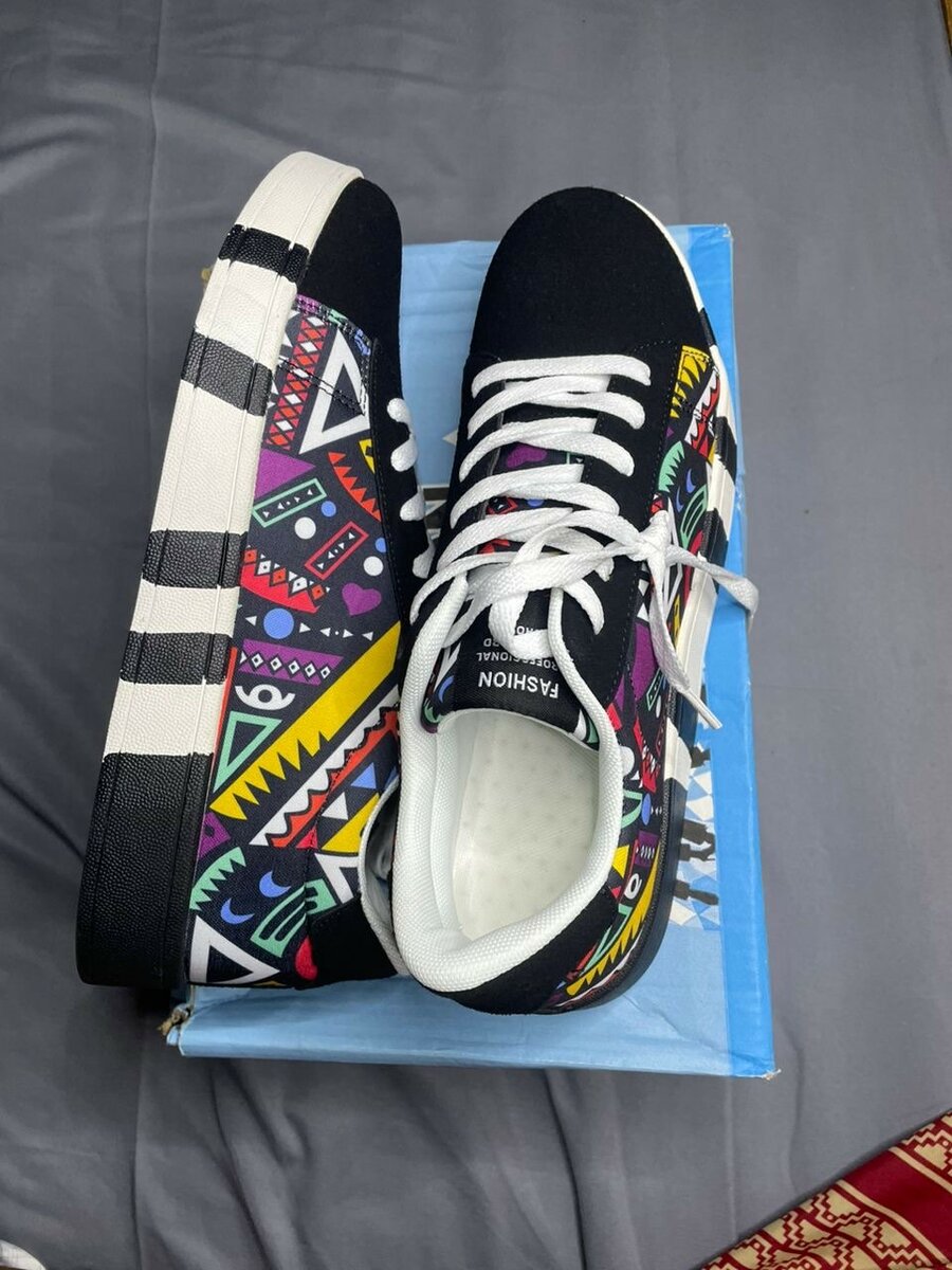 Basket homme multicolore