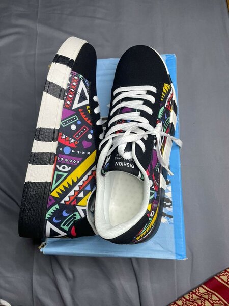 Basket homme multicolore