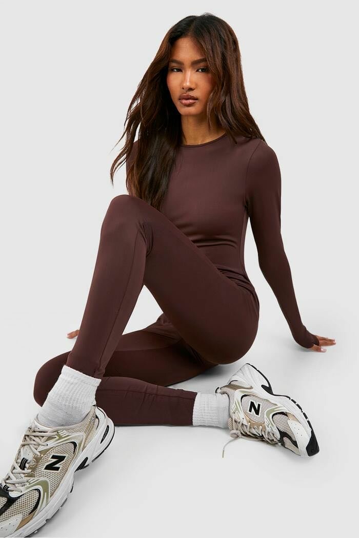 Combinaison moulante marron