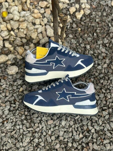 Baskets Homme Bleu Étoile