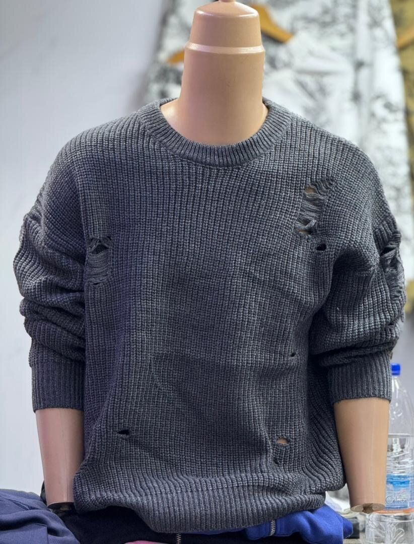 Pulls décontractés rayés