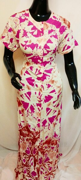 Robe longue imprimée bohème