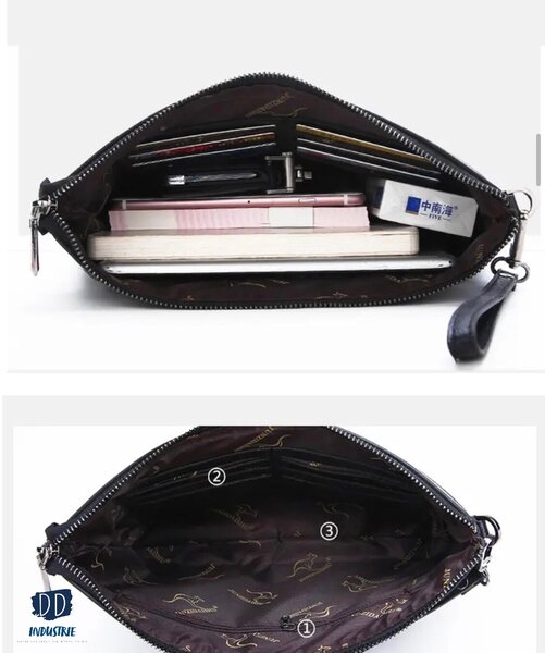 Pochette en cuir élégante