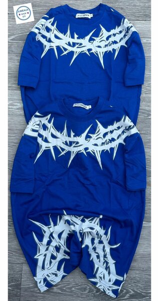 Robe ample à imprimé graphique