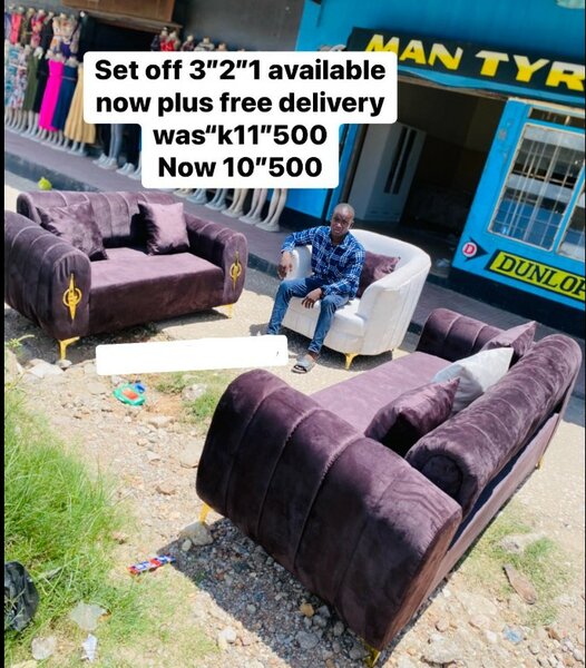 Set of beautiful soft home furniture