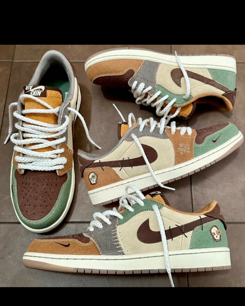 Baskets basses multicolores