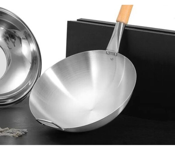 Aluminum big size frying pan