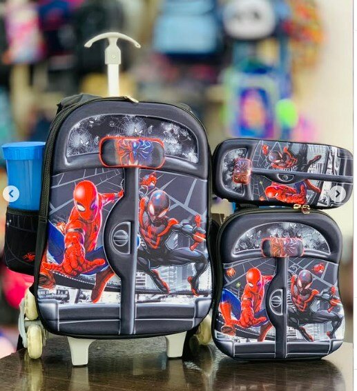 4-Piece Spiderman Print School Supplies