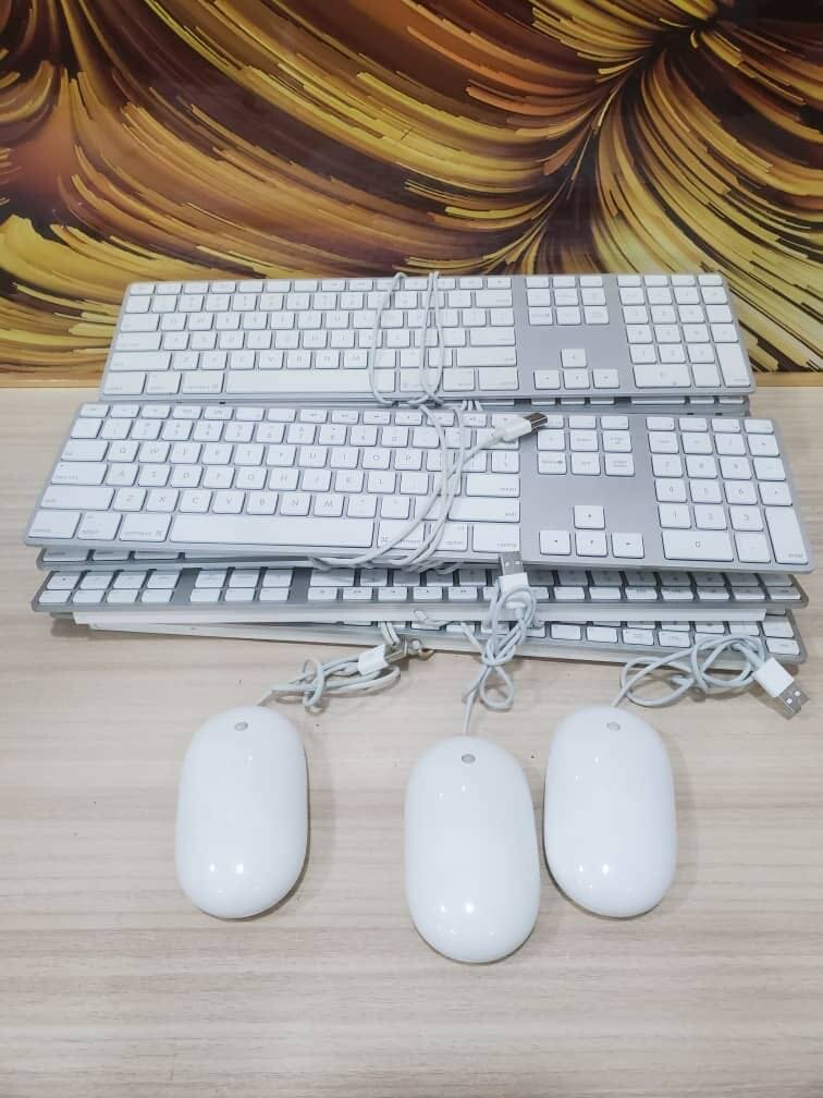 Apple keyboard and mouse