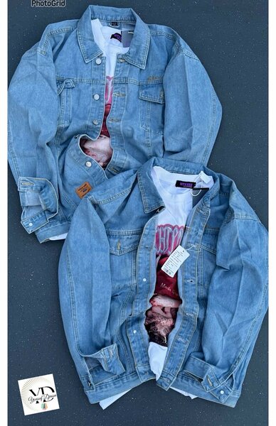 Veste en jean tendance homme