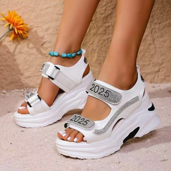 Sandales compensées mode femme