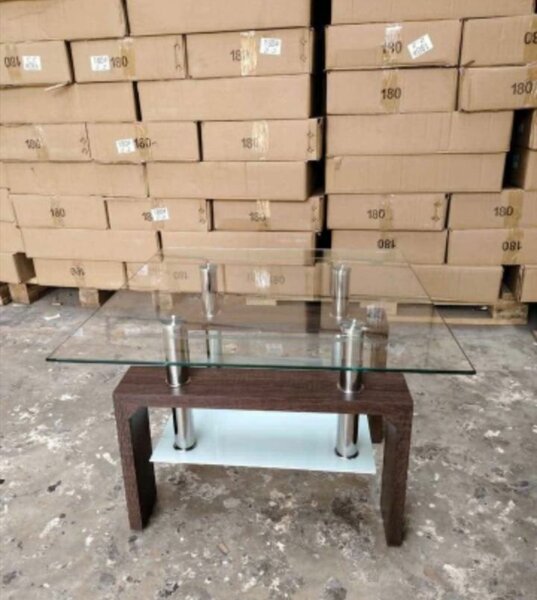 Table basse en verre moderne