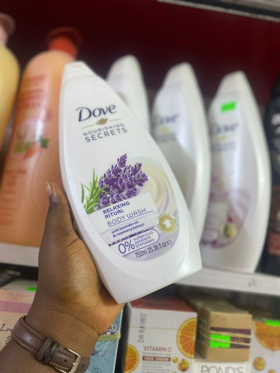 Dove body wash