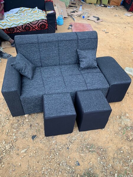 Canapé modulaire moderne gris