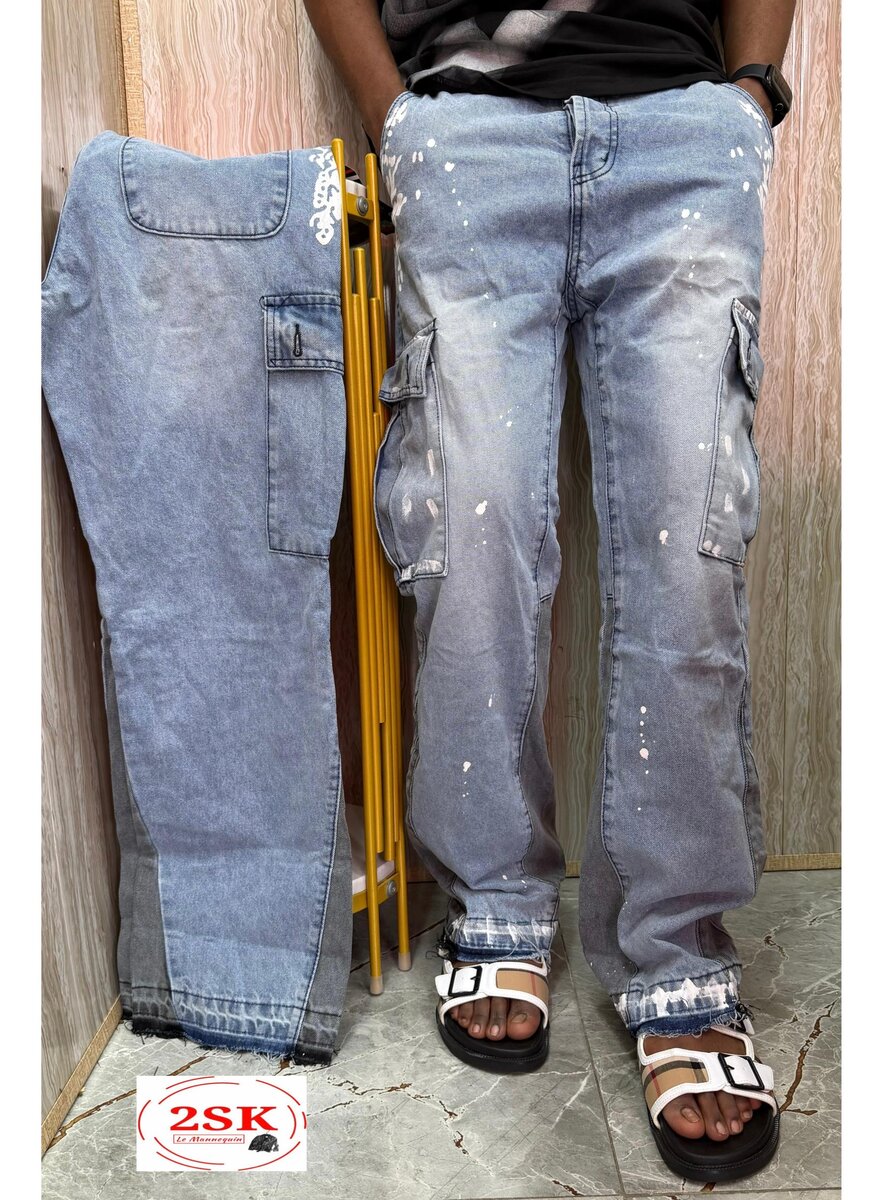 Jeans cargo style unique