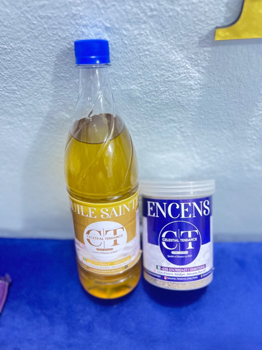 Huile Sainte et Encens