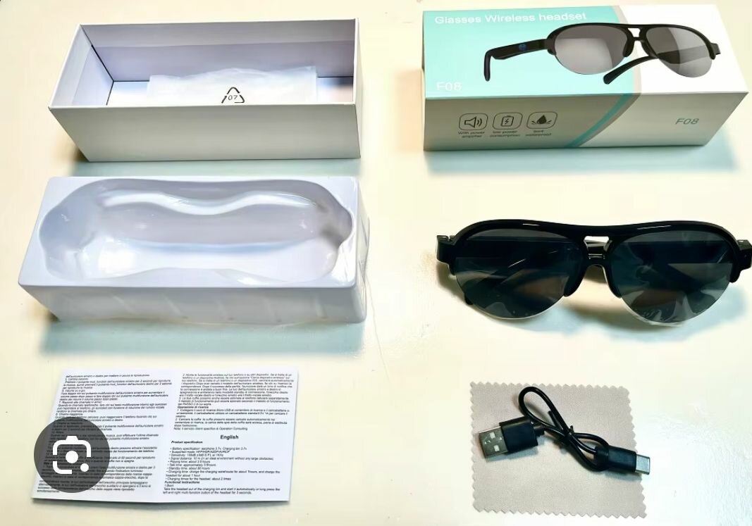 Lunettes Audio Bluetooth F08