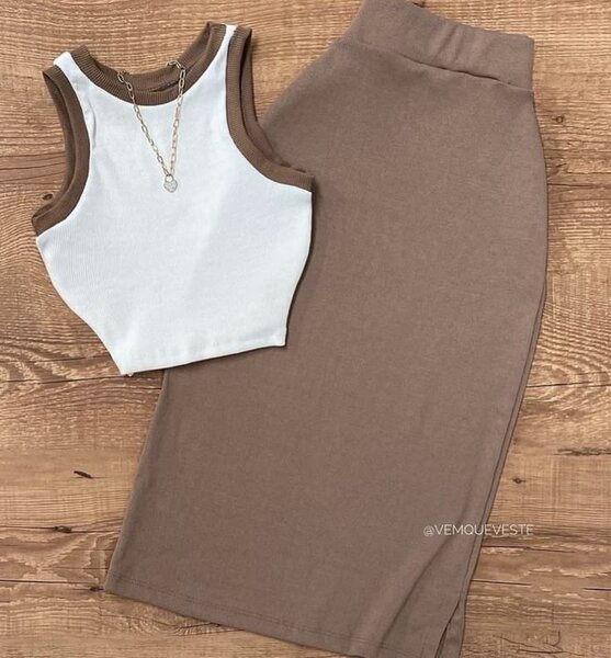 Skirt and top