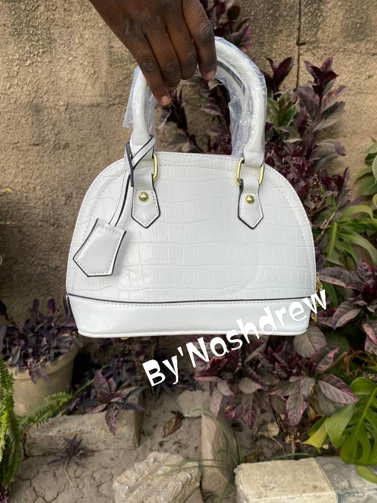 Women's Small LV White Bag