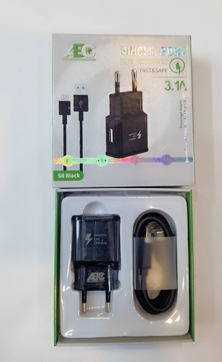 Chargeur USB Rapide 3.1A Noir