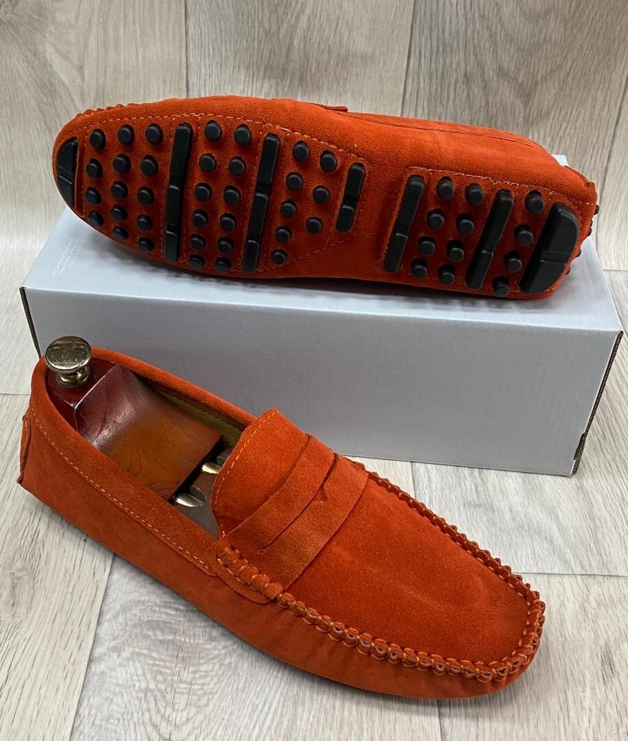 Mocassins en daim confortables pour hommes