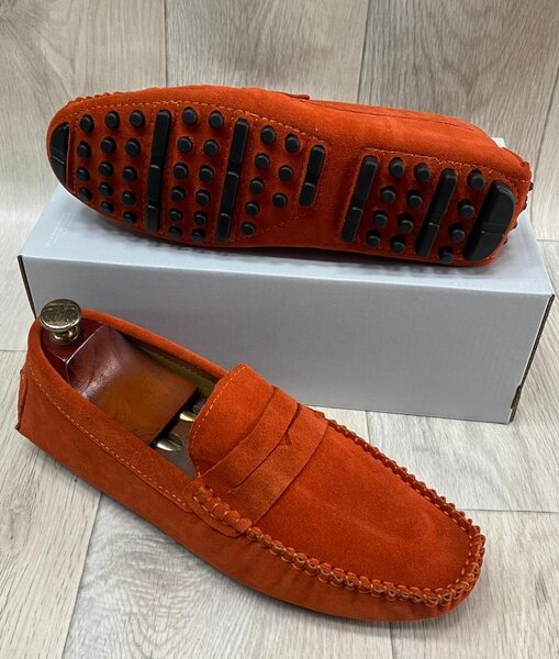 Mocassins en daim confortables pour hommes