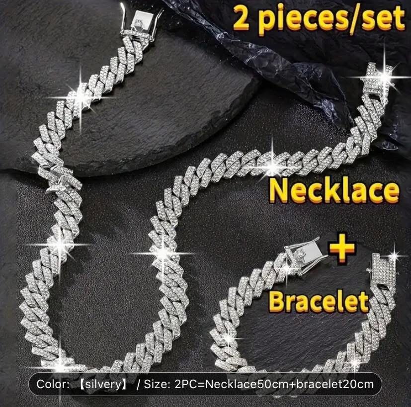 Set Collier et Bracelet Brillant