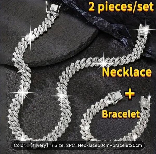 Set Collier et Bracelet Brillant