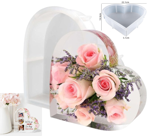 Moule Profond Résine Cœur